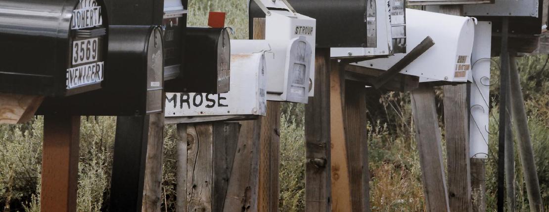 Postboxes for newsletter